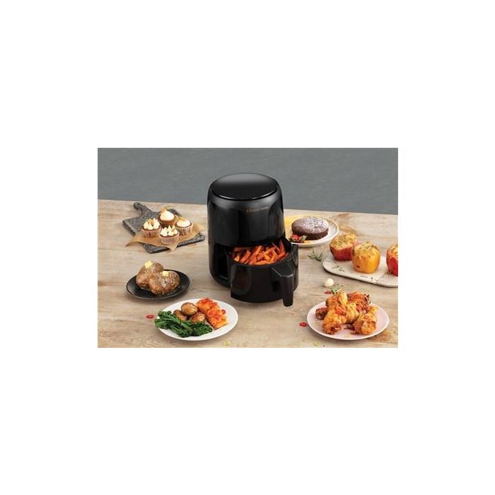 Russell Hobbs 26500-56 Mini Freidora de Aire Satisfry Saludable con Capacidad para 700g 8 Russell Hobbs 26500-56 Mini Freidora de Aire Satisfry Saludable con Capacidad para 700g 8