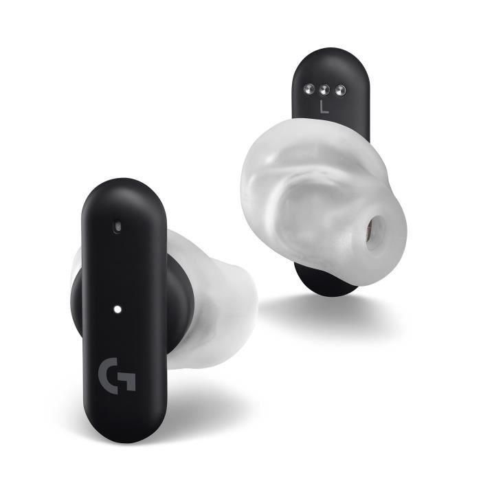 Auriculares inalámbricos para juegos - LOGITECH G - True Wireless FITS - Tecnología de moldeado LIGHTFORM - Bluetooth - Negro Auriculares inalámbricos para juegos - LOGITECH G - True Wireless FITS - Tecnología de moldeado LIGHTFORM - Bluetooth - Negro