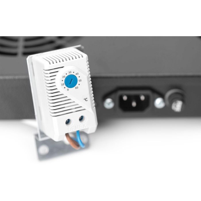 Digitus Einschubbelüftungseinheit Unidad de ventilación con 2 ventiladores, Negro 3