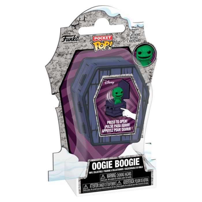 FUNKO Figura Pocket POPers Disney Pesadilla Antes de Navidad Oogie Boogie Muñeco Coleccionable Vinilo 3.8cm 1 FUNKO Figura Pocket POPers Disney Pesadilla Antes de Navidad Oogie Boogie Muñeco Coleccionable Vinilo 3.8cm 1
