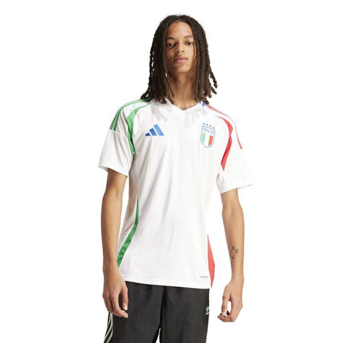 Camiseta de Fútbol de Manga Corta Hombre Adidas Segunda Equipación Italia 24 L 5
