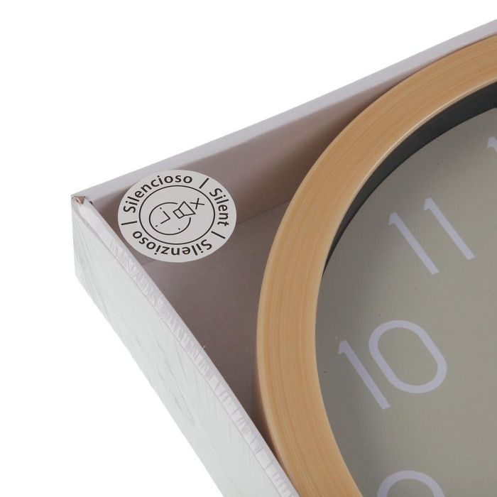 Reloj de Pared Versa Gris Plástico Minimalista 4,1 x 30 x 30 cm 1