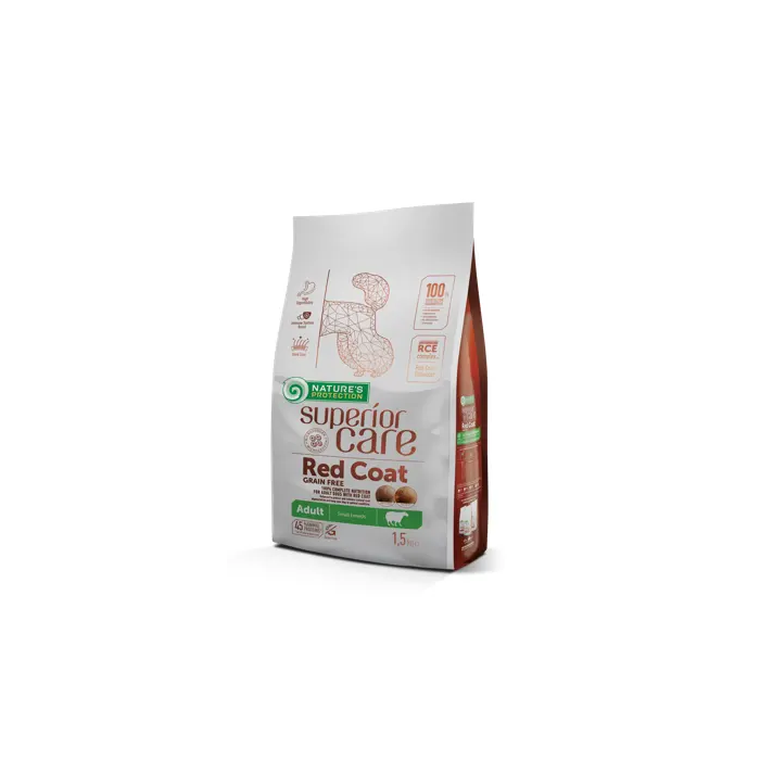 Nature's Protection Sc Red Dog Adult Small Grain Free Cordero 1,5 kg