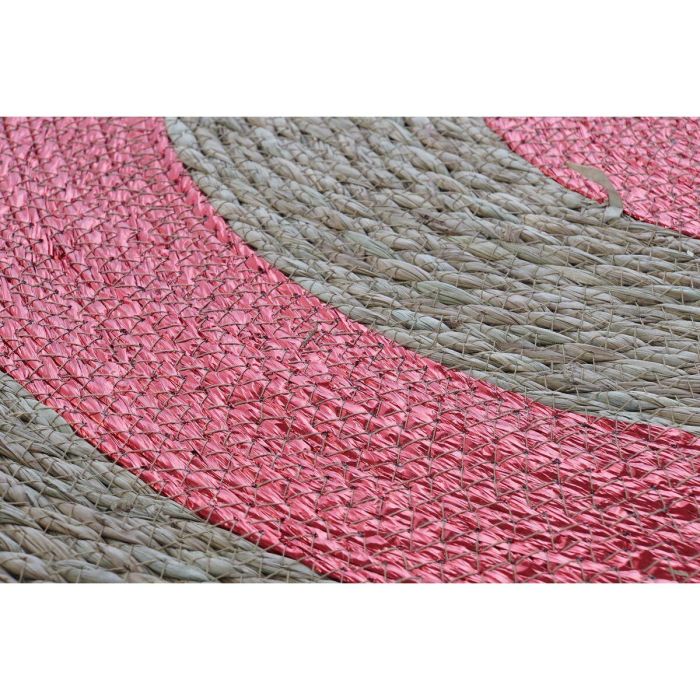 Alfombra Navidad Tradicional DKD Home Decor Rojo Dorado 90 x 2 x 90 cm (3 Unidades) 1