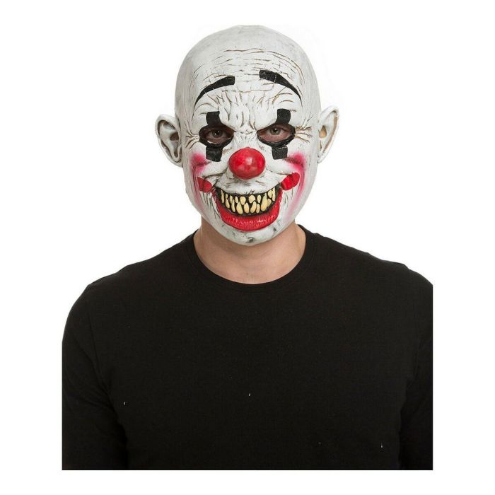 Máscara payaso sin pelo latex talla única Máscara payaso sin pelo latex talla única