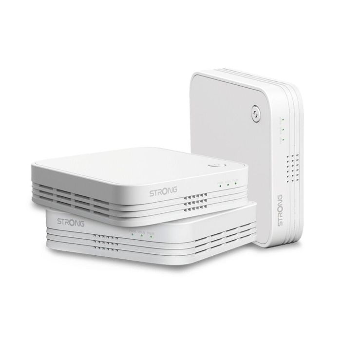 STRONG ATRIA Mesh Extender 1200 Wi-Fi Mesh Home Trio Pack - Sistema Wi-Fi 5 (802.11ac) Doble Banda 2.4/5GHz 3 Unidades Blanco, 450m² STRONG ATRIA Mesh Extender 1200 Wi-Fi Mesh Home Trio Pack - Sistema Wi-Fi 5 (802.11ac) Doble Banda 2.4/5GHz 3 Unidades Blanco, 450m²