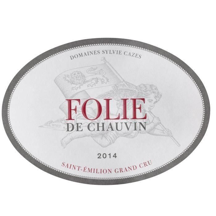 Folie de Chauvin 2014 Saint-Emilion Grand Cru - Vino tinto de Burdeos 1