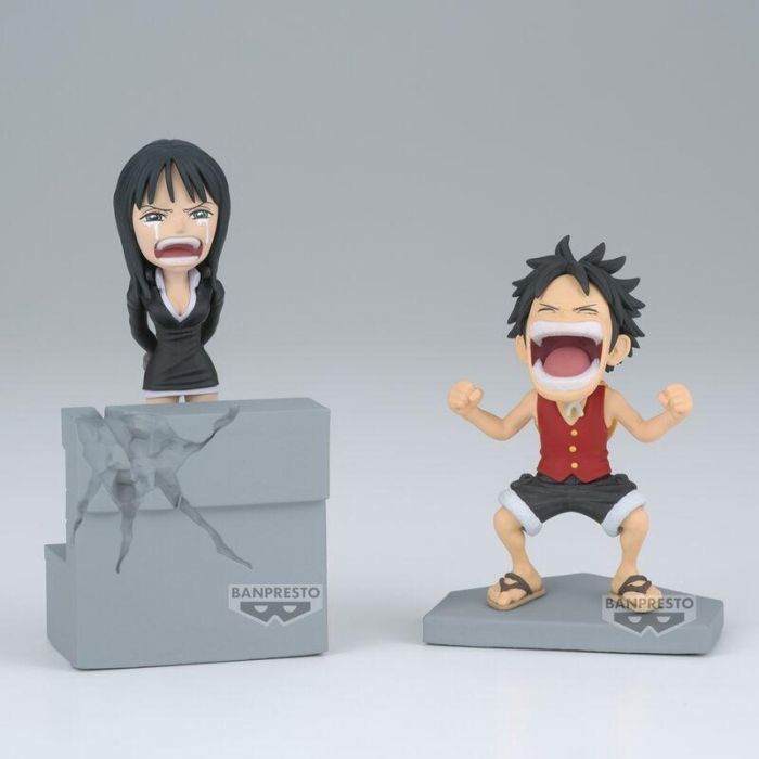 Banpresto One Piece World Collectable Figura Monkey D. Luffy & Nico Robin Colección World Collectable Log Stories SKU: BP28829P 1