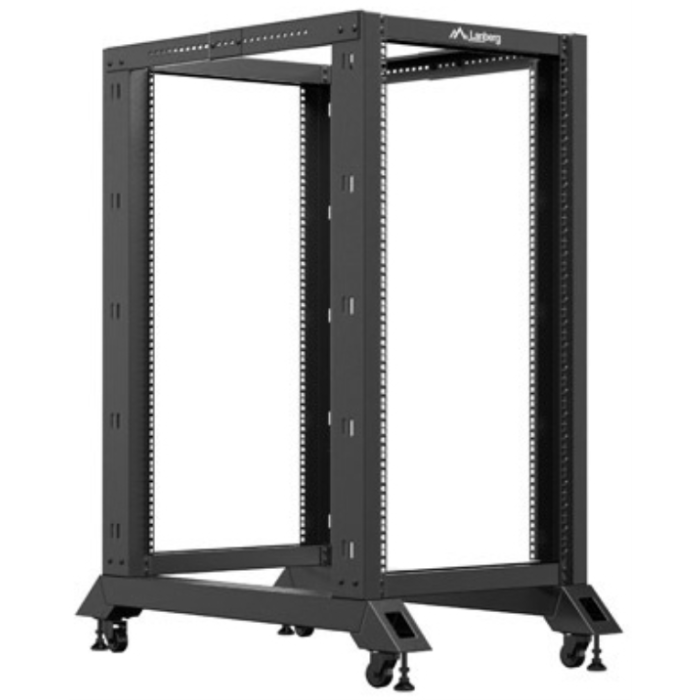 Lanberg OR01-6022-B Rack Servidor Open Rack Base Reforzada Acero 600kg Profesional 1