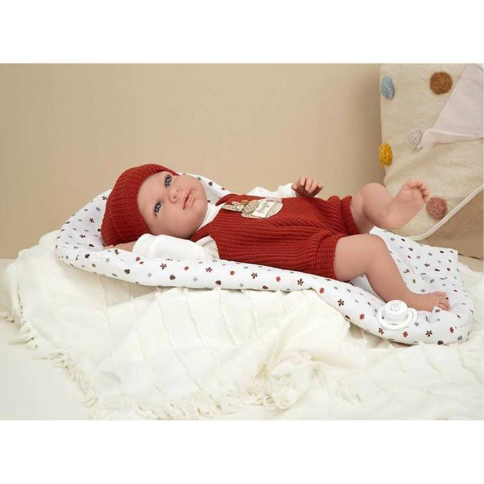 Muñeca elegance 40 cm cris naranja c/saco de dormir (muñeco de peso) 1