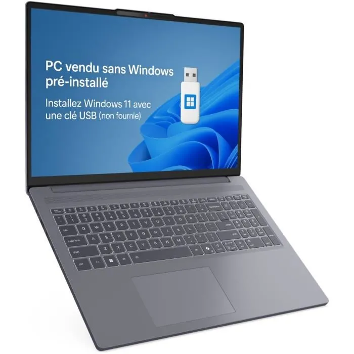 Lenovo Portátil IdeaPad Slim 3 16IRH10 83K2004WFR Pantalla IPS WUXGA 16'' Core i5-13420H 16 GB RAM SSD 512 GB + Mochila 1