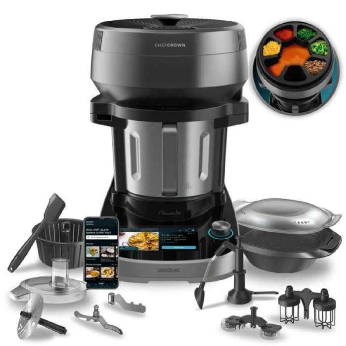 Robot de Cocina Cecotec Negro 2200 W 0 Robot de Cocina Cecotec Negro 2200 W 0