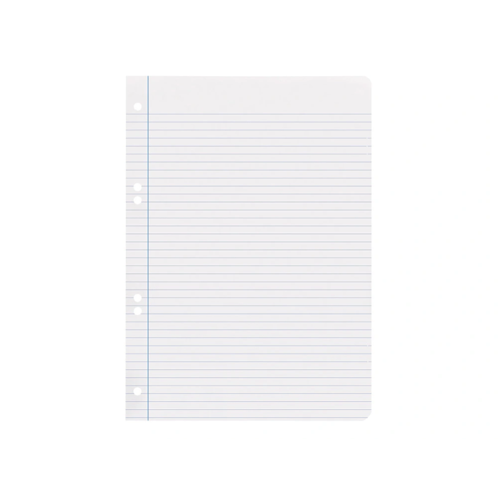Liderpapel Recambio Cuarto 100 Hojas 60gr Horizontal con Margen 6 Taladros 1