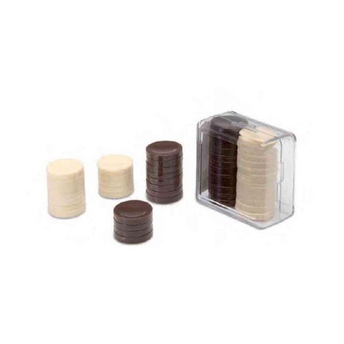 Cayro Accesorios de Damas de Plástico para el Juego en Caja 6x6x3 cm - Juego de Mesa Clásico para Niños +5 Años 0 Cayro Accesorios de Damas de Plástico para el Juego en Caja 6x6x3 cm - Juego de Mesa Clásico para Niños +5 Años 0