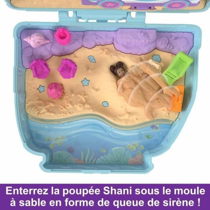 Caja para Cachorros En La Playa - Polly Pocket - Hrd36 - Caja Compacta para Muñecas Polly Pocket Mini 1