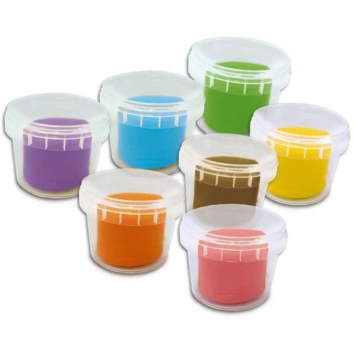 Ses Creative SEC8710341249199 - Kit de Masa para Modelar Gigante Ecológico 7x90g con Herramientas