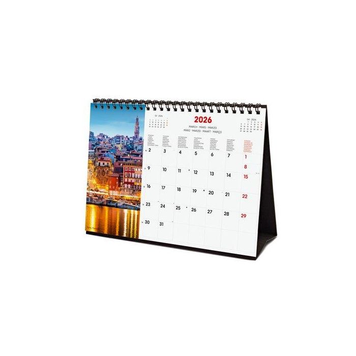 Calendario (2026) Finocam Internacional Sobremesa Imagenes Mensual Para Escribir S 210X150 Charming