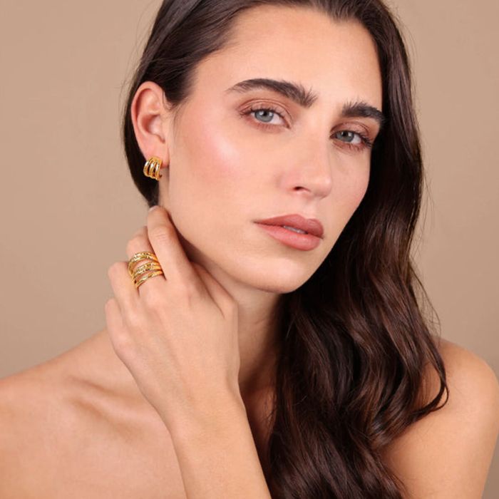 Pendientes Mujer Etrusca WSET00871.YG Dorado 1