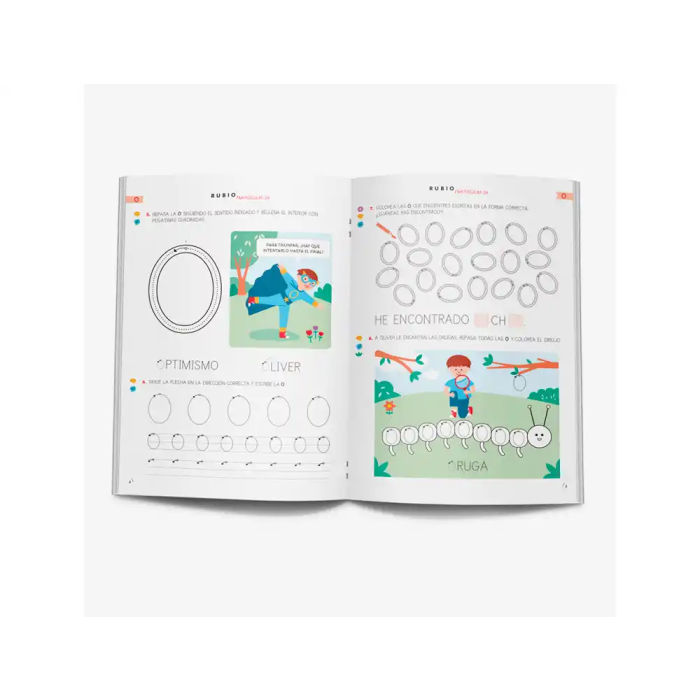 Rubio Cuaderno Caligrafia Rubio 2a Infantil Mayusculas A Partir de 4 Años 1