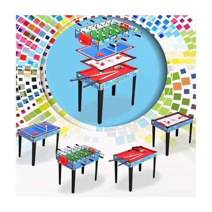 Mesa multijuegos 4 en 1 94x50,5x73,5 cm 3 Mesa multijuegos 4 en 1 94x50,5x73,5 cm 3