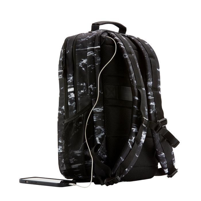 HP Campus XL Marble Stone Backpack - Mochila Antirrobo con Cremallera Bloqueable y Material Repelente al Agua