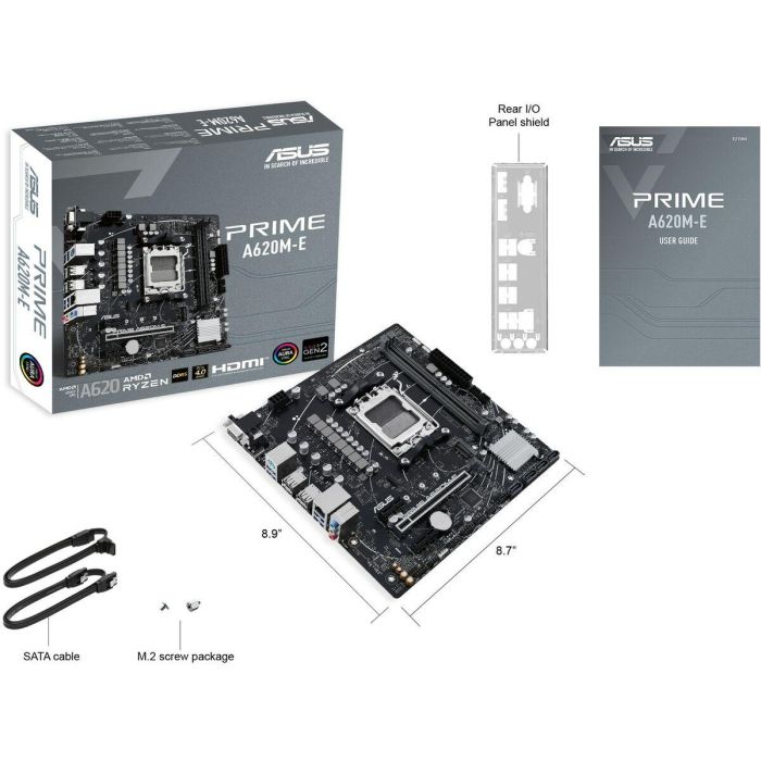 ASUS PRIME A620M-E-CSM AMD A620 Zócalo AM5 micro ATX 1 ASUS PRIME A620M-E-CSM AMD A620 Zócalo AM5 micro ATX 1