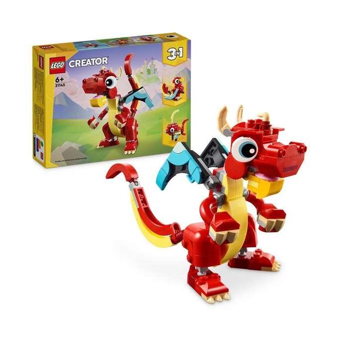 Juego de construccion dragón rojo lego creator 1 Juego de construccion dragón rojo lego creator 1
