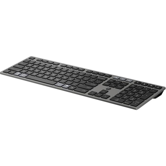 HP Teclado 725 Inalambrico Español, Receptor USB, Bluetooth 2.4GHz, Teclado Numérico, Resistente a Salpicaduras, Recargable 6