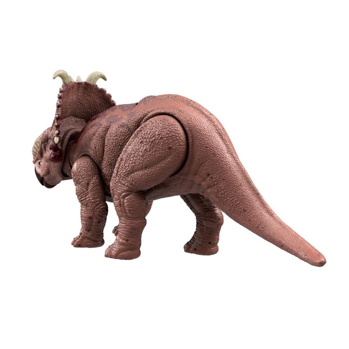Mattel HTK72 Jurassic World Wild Roar Pachyrhinosaurus - Figura de Acción con Sonido y Movimiento de Ataque 2