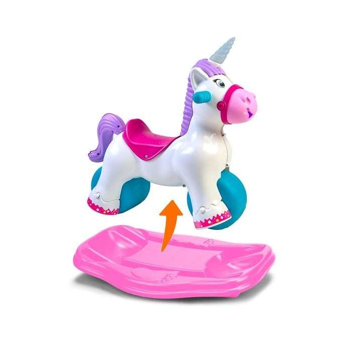 Correpasillos baby unicorn con sonido de trote y relincho ¡convertible en balancín! 4 Correpasillos baby unicorn con sonido de trote y relincho ¡convertible en balancín! 4