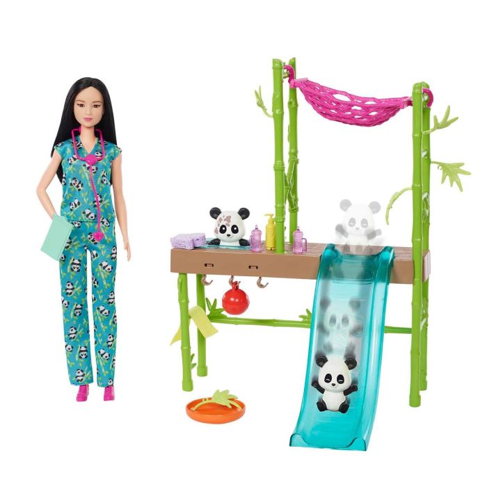 Muñeca Barbie Tu Puedes Ser Rescate De Pandas Hkt77 Mattel