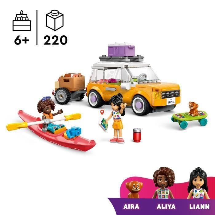 Lego Friends Set de Construcción: Excursión en Coche por Carretera - Juego de Rol Creativo para Niños y Niñas, Edad 6+ Años 1