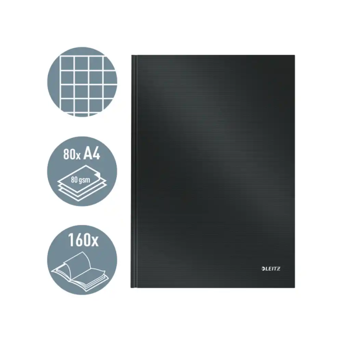 Bloc de Notas Leitz Solid Negro A4 80 Hojas 1