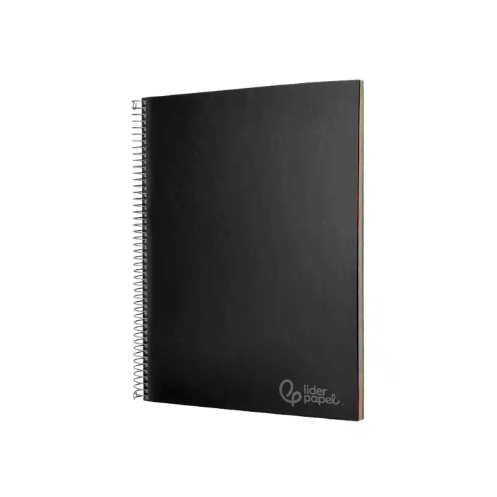 Liderpapel Cuaderno Espiral A4 Micro Jolly Tapa Forrada 140 Hojas Cuadro 5mm Negro 3