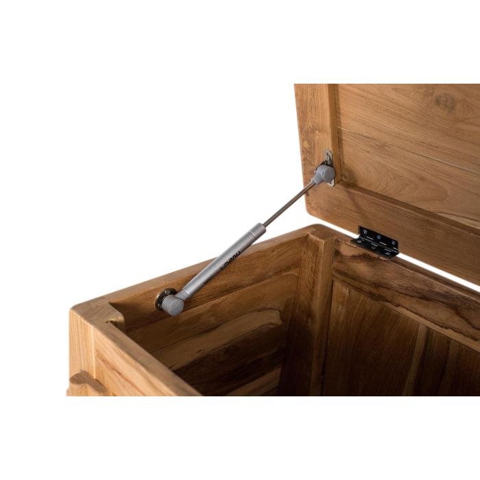 GINER Y COLOMER Baúl de Madera Maciza de Teca 114 cm Natural