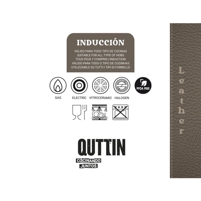 Sarten 20Cm Aluminio Inducc.Leather Quttin (6 Unidades) 1 Sarten 20Cm Aluminio Inducc.Leather Quttin (6 Unidades) 1