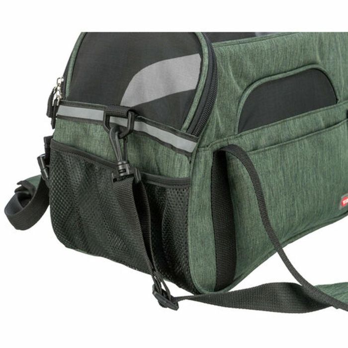 Bolso para Mascotas Trixie Verde Oliva 19 × 28 × 42 CM 3