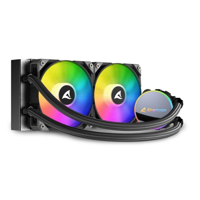 Sharkoon S70 RGB Refrigeración Líquida AIO para CPU 240mm Negro con Ventiladores PWM RGB Direccionable y Placa de Cobre 5 Sharkoon S70 RGB Refrigeración Líquida AIO para CPU 240mm Negro con Ventiladores PWM RGB Direccionable y Placa de Cobre 5
