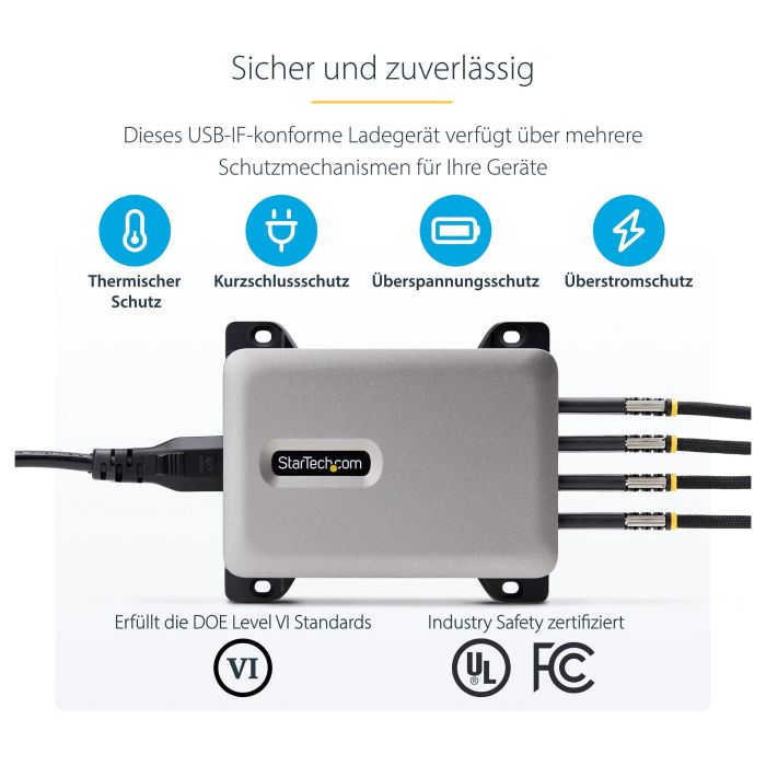 Cargador para Portátil Startech 424DEU-USB-C-CHARGER 22