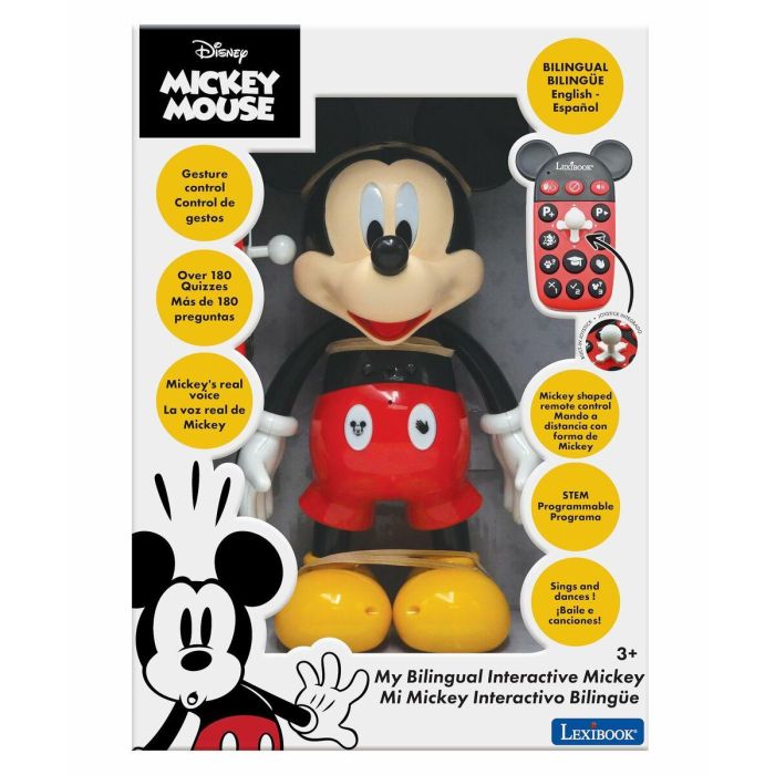 Lexibook Robot Interactivo de Mickey, Efectos de Sonido y Luces, Funciona con Pilas AA, Edad +3 Años, Plástico, Medidas 29.8x21x13.1cm 3 Lexibook Robot Interactivo de Mickey, Efectos de Sonido y Luces, Funciona con Pilas AA, Edad +3 Años, Plástico, Medidas 29.8x21x13.1cm 3