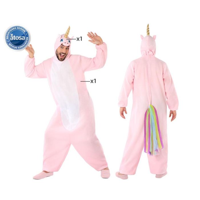 Disfraz Unicornio Rosa Adulto Hombre Adulto M-L 0 Disfraz Unicornio Rosa Adulto Hombre Adulto M-L 0