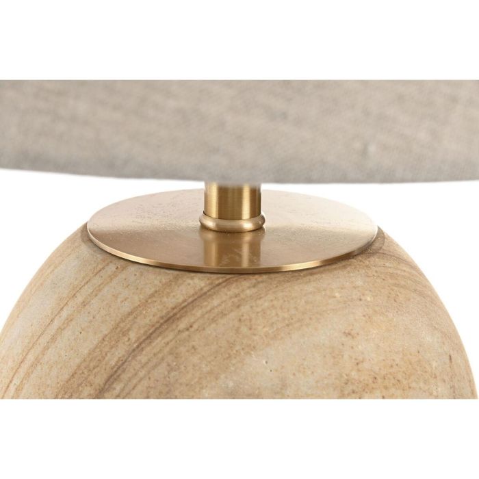 Lampara Sobremesa Item Home DKD Home Decor Natural Beige 36 x 52 x 36 cm 1