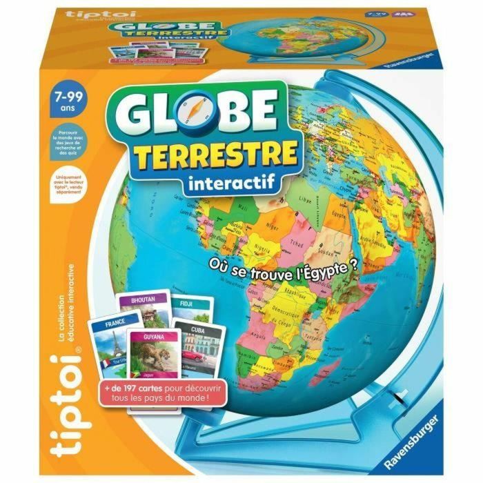 Ravensburger-tiptoi Globo terrestre interactivo-4005556001910-A partir de 7 años 1