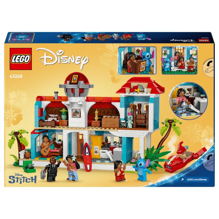 LEGO 43268 Casa de playa de Disney Lilo & Stitch para niños y fans 24