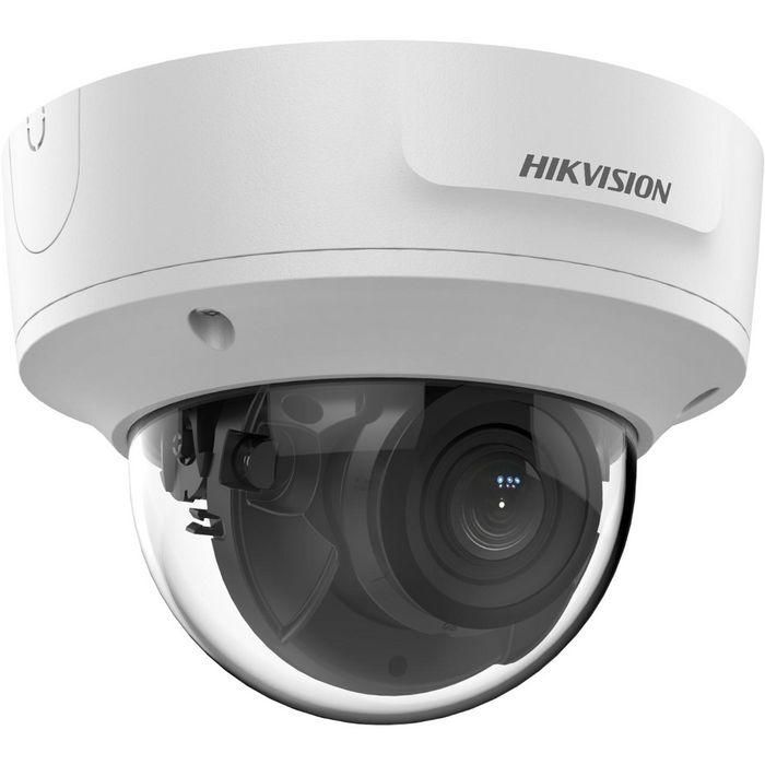 Hikvision Cámara IP minidomo 6M AcuSense 2.8-12mm antivandálico IR40 WDR H.265+ IK10 IP67 12V/PoE. Audio, alarma 1