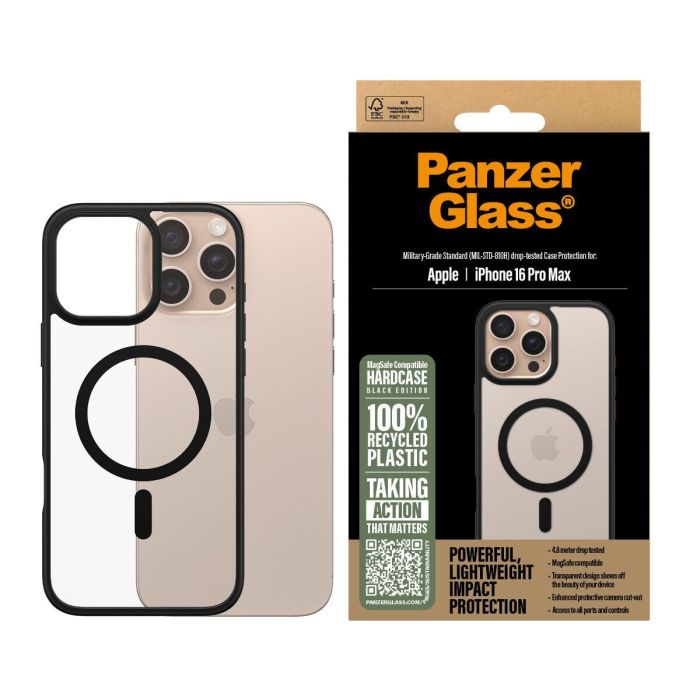PanzerGlass HardCase Black MagSafe para iPhone 16 Pro Max