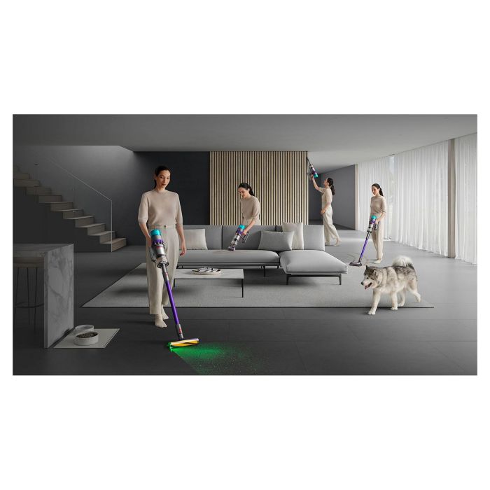 Dyson Gen5Detect Absolute Aspiradora escoba 2 en 1 con pantalla LCD y filtro HEPA, sin bolsa, color Púrpura, 70 min de autonomía Dyson Gen5Detect Absolute Aspiradora escoba 2 en 1 con pantalla LCD y filtro HEPA, sin bolsa, color Púrpura, 70 min de autonomía