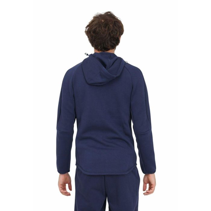 Sudadera con Capucha y Cremallera Hombre Puma Evostripe Full-Zip Azul marino 3 Sudadera con Capucha y Cremallera Hombre Puma Evostripe Full-Zip Azul marino 3