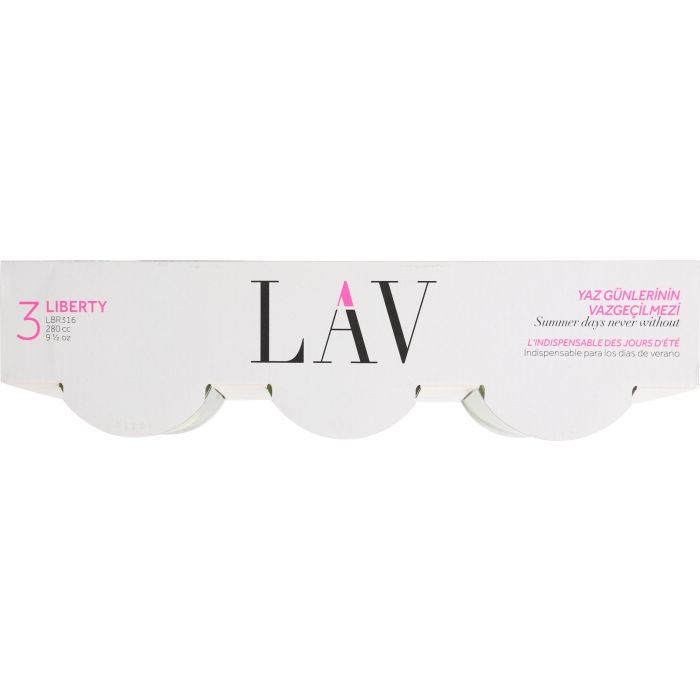 Set 3 Vasos Summer 280 cc LAV (6 Cajas) 6 Set 3 Vasos Summer 280 cc LAV (6 Cajas) 6