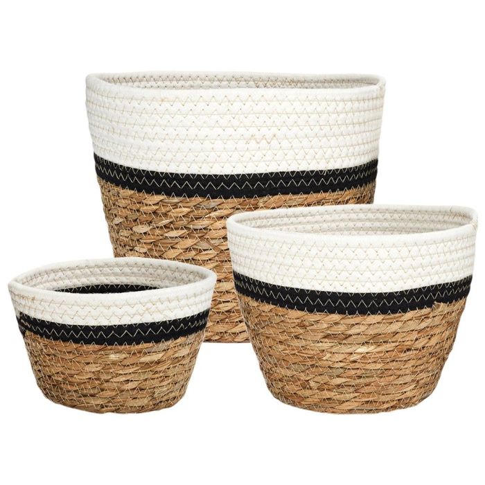 Home Deco Factory Juego De 3 Cestas Mirage Ecológico 0 Home Deco Factory Juego De 3 Cestas Mirage Ecológico 0